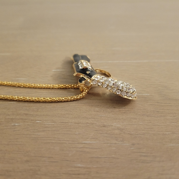 Betsey Johnson Pistol Necklace - Picture 3 of 6